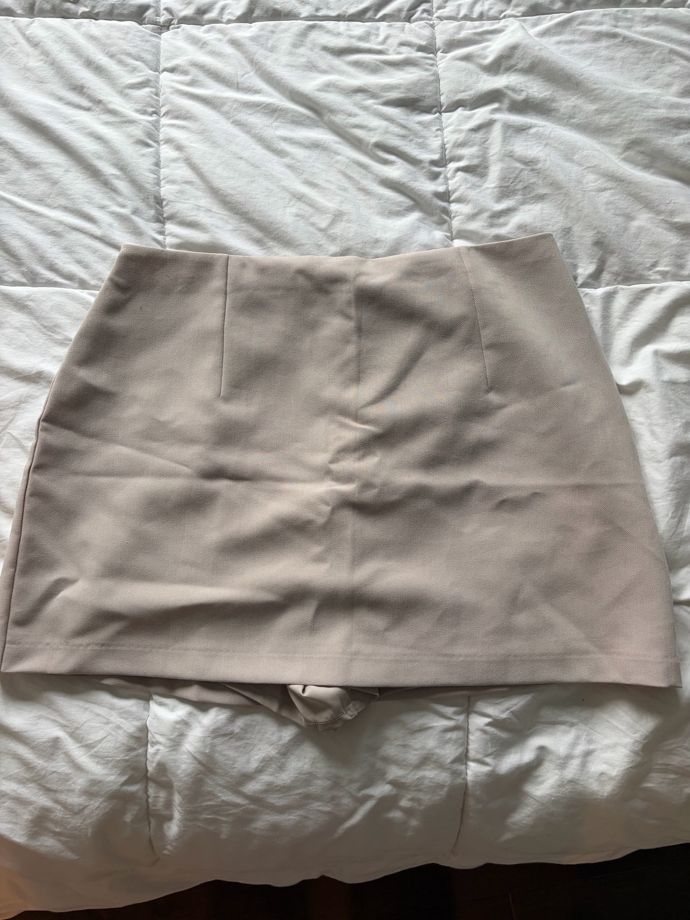 Abercrombie & Fitch Blush Beige Mini Skirt